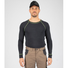 SOUS-PULL DE TRAVAIL FERBER NOIR - Nine Worths by North Ways