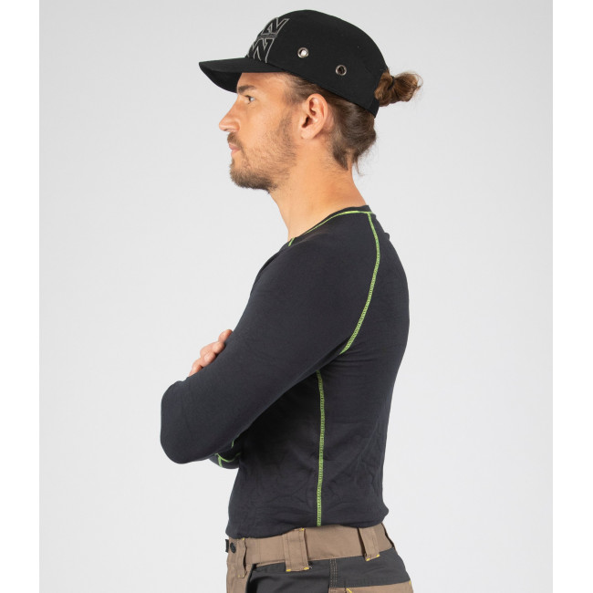 SOUS-PULL DE TRAVAIL FERBER NOIR - Nine Worths by North Ways
