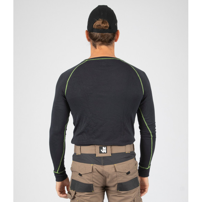 SOUS-PULL DE TRAVAIL FERBER NOIR - Nine Worths by North Ways