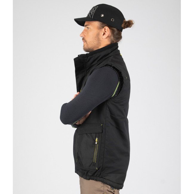 GILET SANS MANCHE ALI NOIR - Nine Worths by North Ways