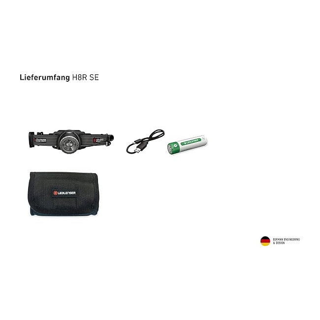 Latarka czołowa akumulatorowa H8R SE (700 lumenów) - Ledlenser
