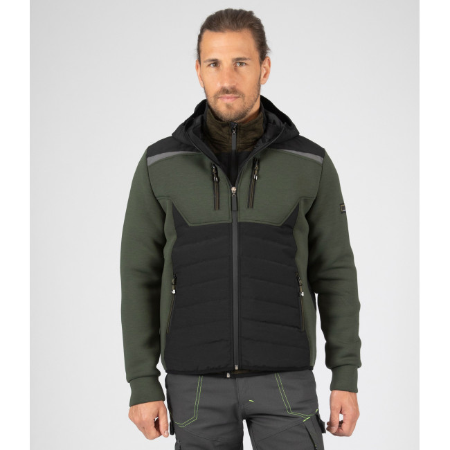 Jacke HIRO khaki/schwarz - Nine Worths by North Ways
