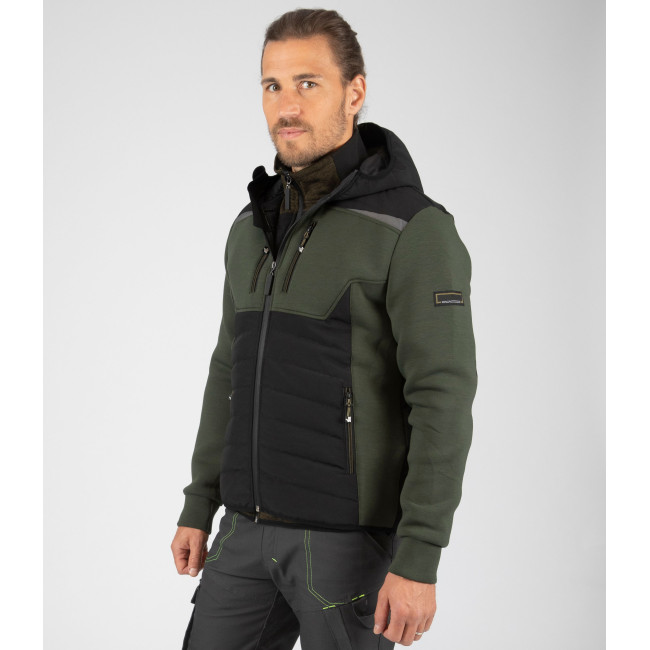 Blouson HIRO kaki/zwart - Nine Worths by North Ways