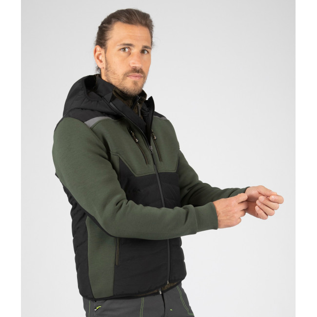 Blouson HIRO khaki/czarny - Nine Worths by North Ways