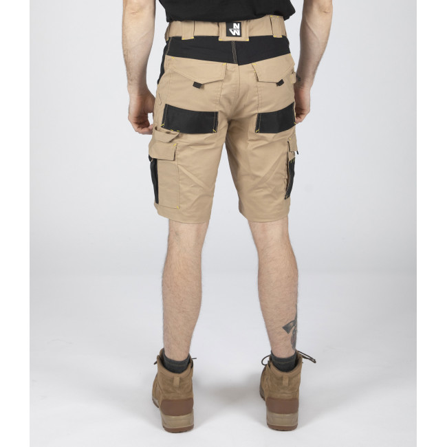 ARBEITSSHORTS HUGUES BEIGE / SCHWARZ - NORTH WAYS