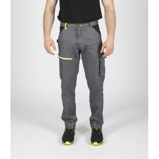Pantalon Marlow gris et jaune fluo - North Ways
