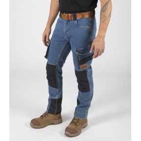 Werkbroek multipocket Neo gewassen blauw - North Ways