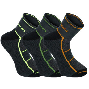 Socken 3er-Pack ALMER Camel / Neongelb / Khaki - Nine Worths by North Ways