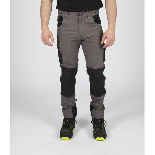 PANTALON DE TRAVAIL RICHY GRIS ET NOIR - Nine Worths by North Ways