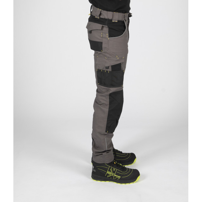 PANTALON DE TRAVAIL RICHY GRIS ET NOIR - Nine Worths by North Ways