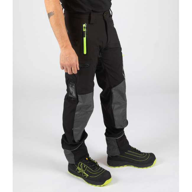 SOFTSHELL BROEK WAPITI ZWART - North Ways