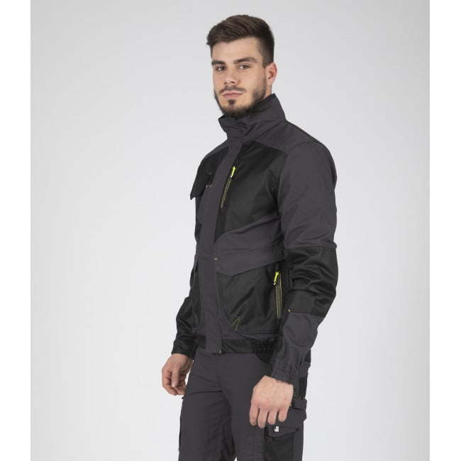 VESTE DE TRAVAIL FOURNIER GRIS / NOIR - Nine Worths by North Ways