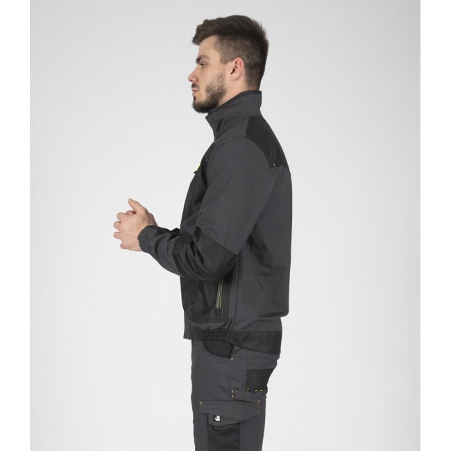 VESTE DE TRAVAIL FOURNIER GRIS / NOIR - Nine Worths by North Ways