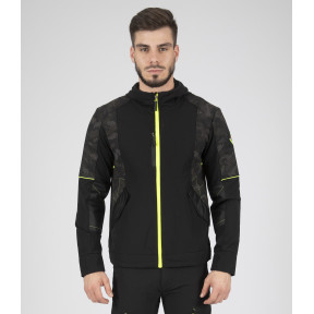 Arbeitsjacke Garcia Schwarz und Neongelb - North Ways