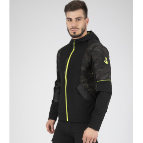 Arbeitsjacke Garcia Schwarz und Neongelb - North Ways