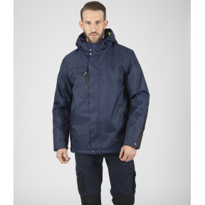 KURTKA PUCHOWA NIEPRZEMAKALNEJ GAROU NAVY - Nine Worths by North Ways