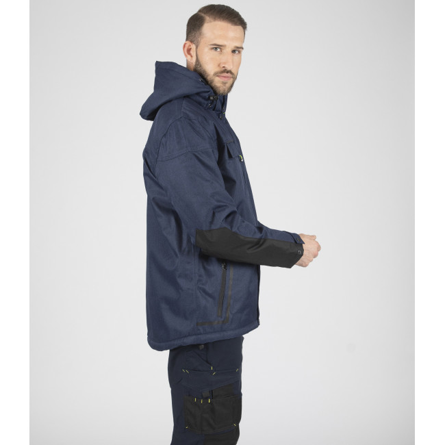 KURTKA PUCHOWA NIEPRZEMAKALNEJ GAROU NAVY - Nine Worths by North Ways