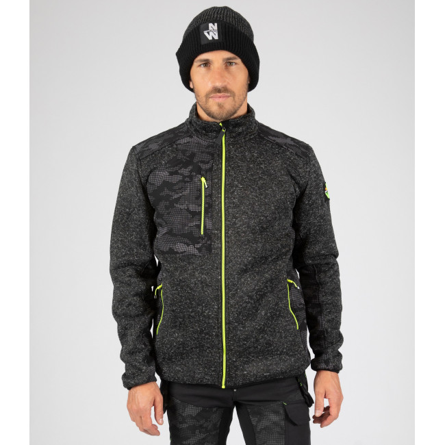 Werkvest Nato zwart gemêleerd - Nine Worths by North Ways