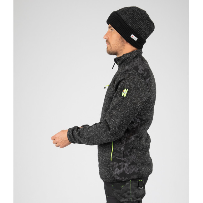 Gilet de travail Nato noir chiné - Nine Worths by North Ways