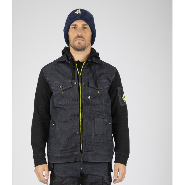 Blouson de travail Pitt Raw jean - Nine Worths by North Ways