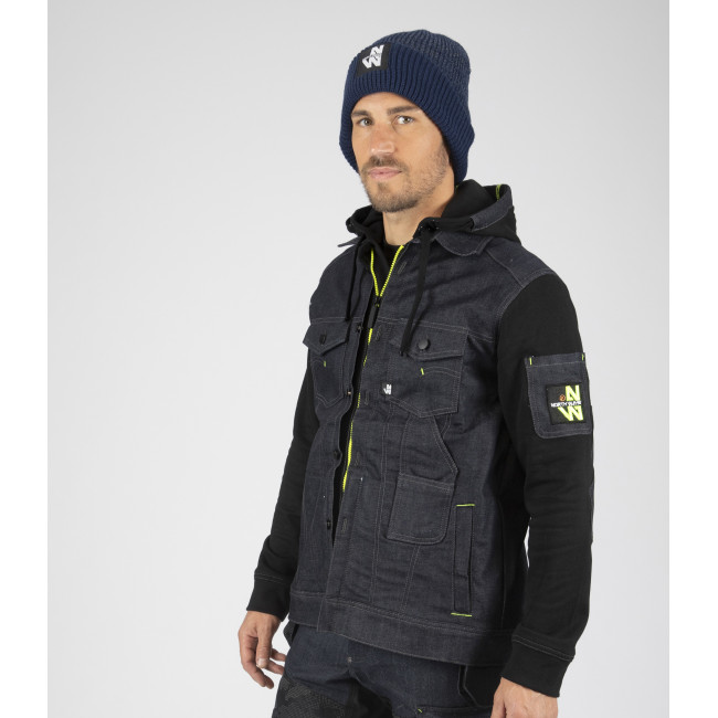 Blouson de travail Pitt Raw jean - Nine Worths by North Ways