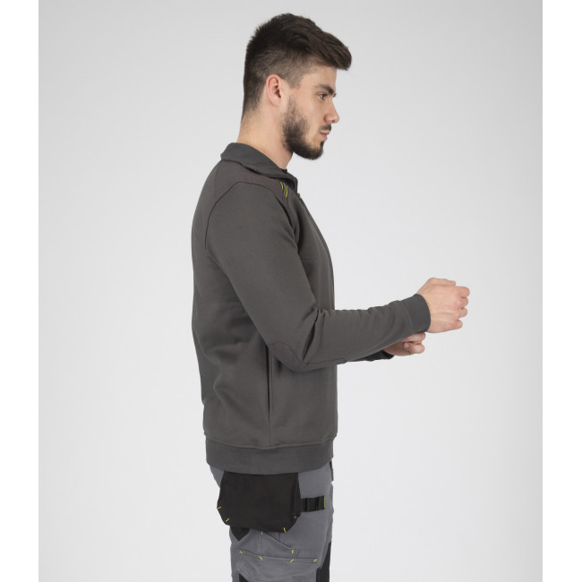 GEBREIDE TRUI STIJL SWEATSHIRT LARGO GRIJS - Nine Worths by North Ways