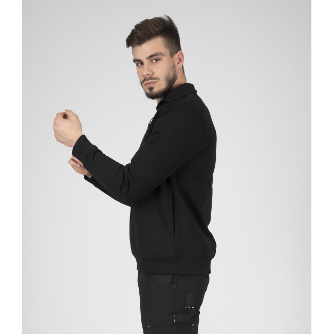 GEBREIDE TRUI STIJL SWEATSHIRT LARGO ZWART - Nine Worths by North Ways