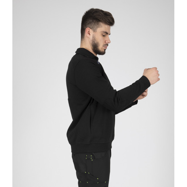 PULL MAILLE STYLE SWEAT LARGO NOIR - North Ways