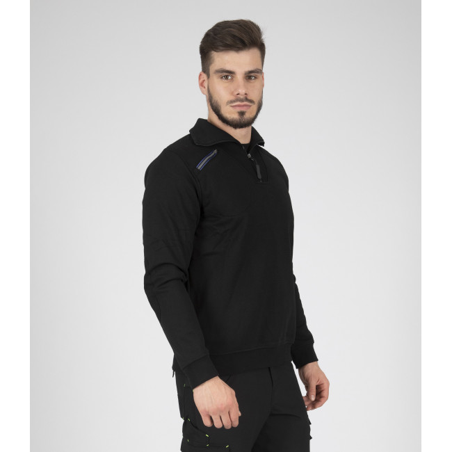 PULL MAILLE STYLE SWEAT LARGO NOIR - North Ways