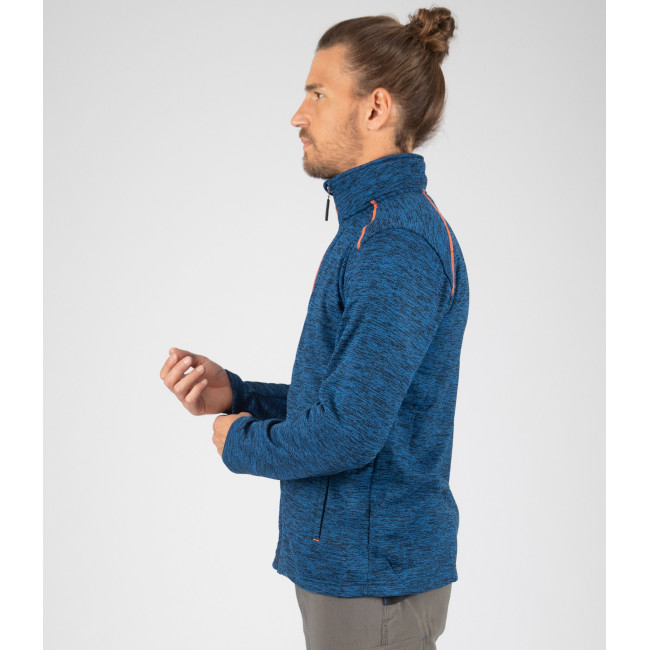 GILET ZIPPE LENNY MARINE ET ORANGE FLUO - Nine Worths by North Ways