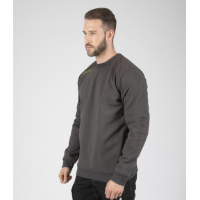 SWEATSHIRT MIT RUNDHALS LEON GRAU - Nine Worths by North Ways