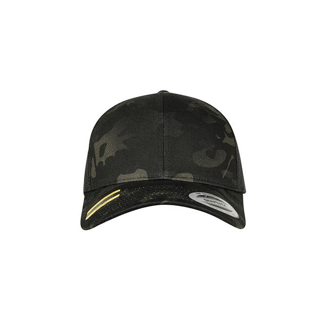 Retro Trucker Cap Multicam schwarz - Flexfit
