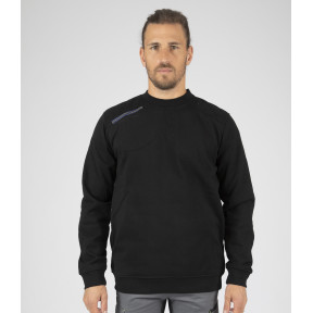 SWEATSHIRT MIT RUNDHALS LEON SCHWARZ - Nine Worths by North Ways