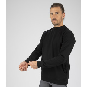 SWEATSHIRT MIT RUNDHALS LEON SCHWARZ - Nine Worths by North Ways