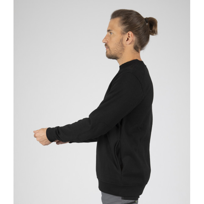 SWEAT COL ROND LEON NOIR - Nine Worths by North Ways