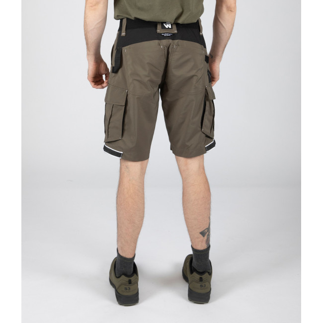Bermudy robocze Costa khaki - Nine Worths by North Ways