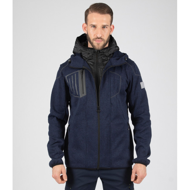 VESTE LYNX BLEU NOIR - Nine Worths by North Ways