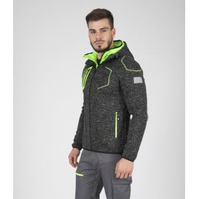 VESTE LYNX NOIR CHINE ET VERT - Nine Worths by North Ways