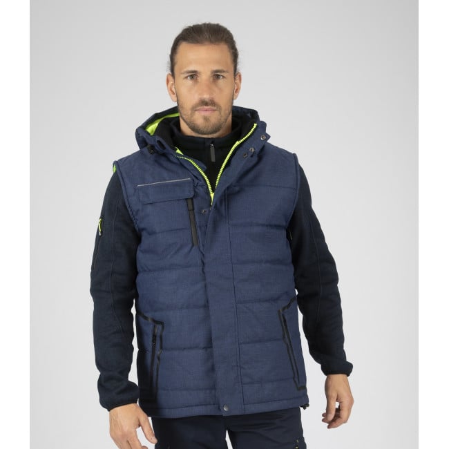 PARKA SANS MANCHE DE TRAVAIL MAXIMY MARINE - NORTH WAYS PARKA SANS MANCHE DE TRAVAIL MAXIMY MARINE - NORTH WAYS
