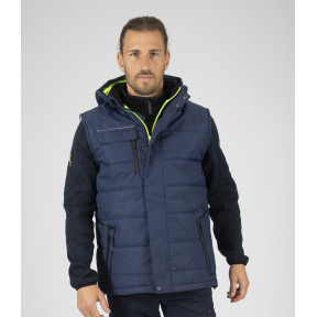 ÄRMELLOSE ARBEITS-PARKA MAXIMY MARINEBLAU - Nine Worths by North Ways