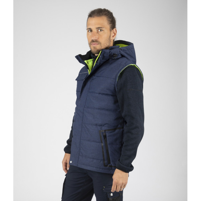 ÄRMELLOSE ARBEITS-PARKA MAXIMY MARINEBLAU - Nine Worths by North Ways