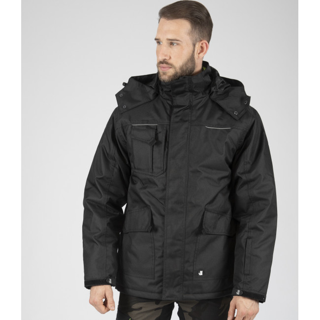 Veste de travail imperméable Mermoz Noir - Nine Worths by North Ways