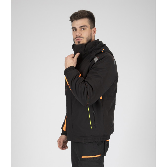 VESTE DE TRAVAIL MATELASSEE MORANE NOIR - Nine Worths by North Ways