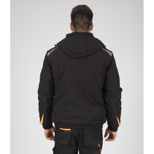 VESTE DE TRAVAIL MATELASSEE MORANE NOIR - Nine Worths by North Ways