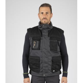 GILET PIATTEC GRIS ET NOIR - Nine Worths by North Ways