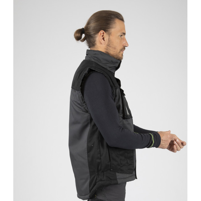 GILET PIATTEC GRIS ET NOIR - NORTH WAYS