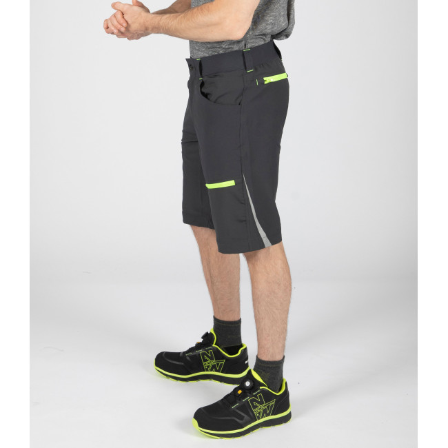 ARBEITSSHORTS HORN GRAU / GRÜN - Nine Worths by North Ways