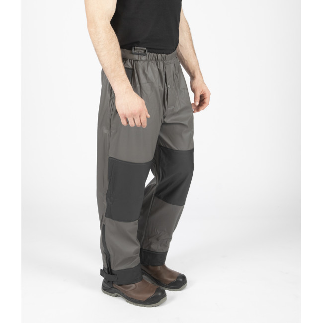 PANTALON DE PLUIE PIRANHA GRIS / NOIR - Nine Worths by North Ways