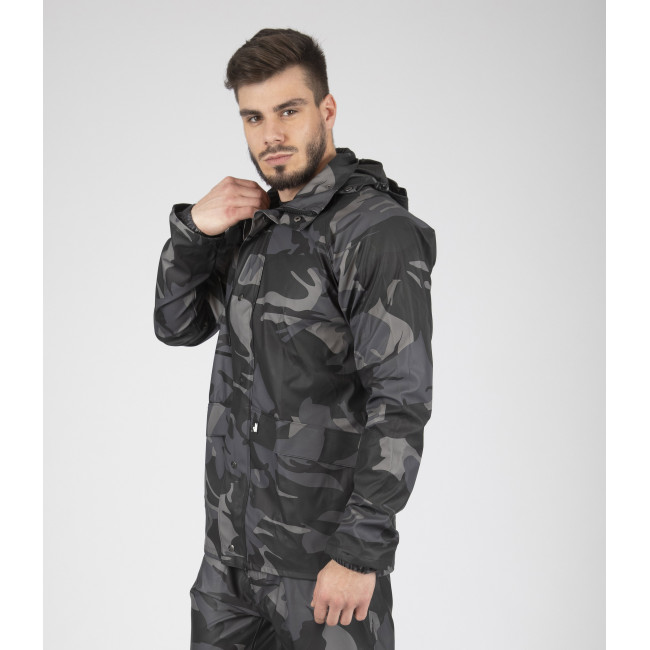 Veste de pluie de travail Tuna woodland - Nine Worths by North Ways