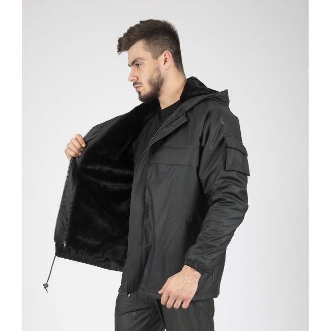 BLOUSON DE PLUIE DE TRAVAIL TURTLE OLIVE - Nine Worths by North Ways